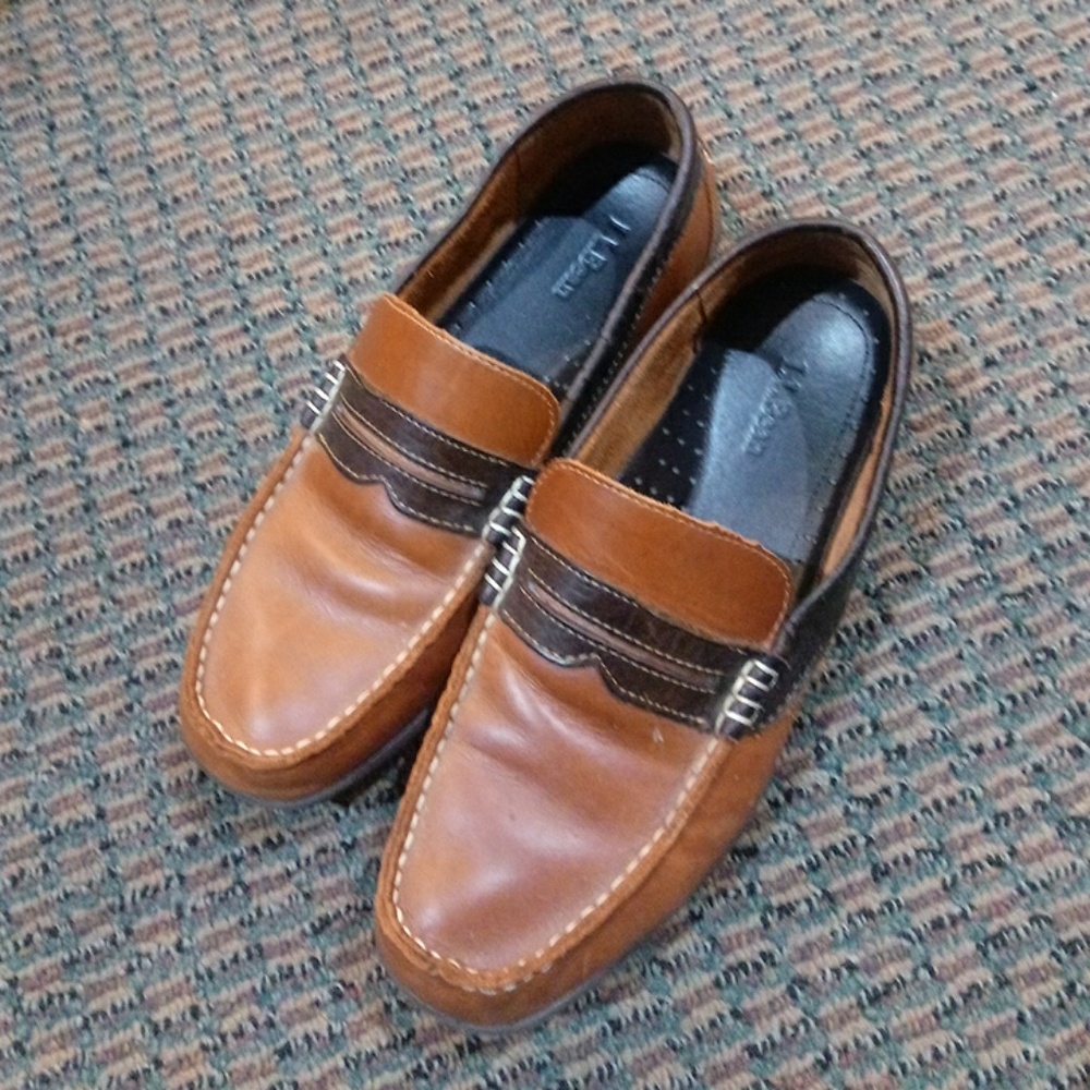 Two Tone Penny Loafer Style Mocs...